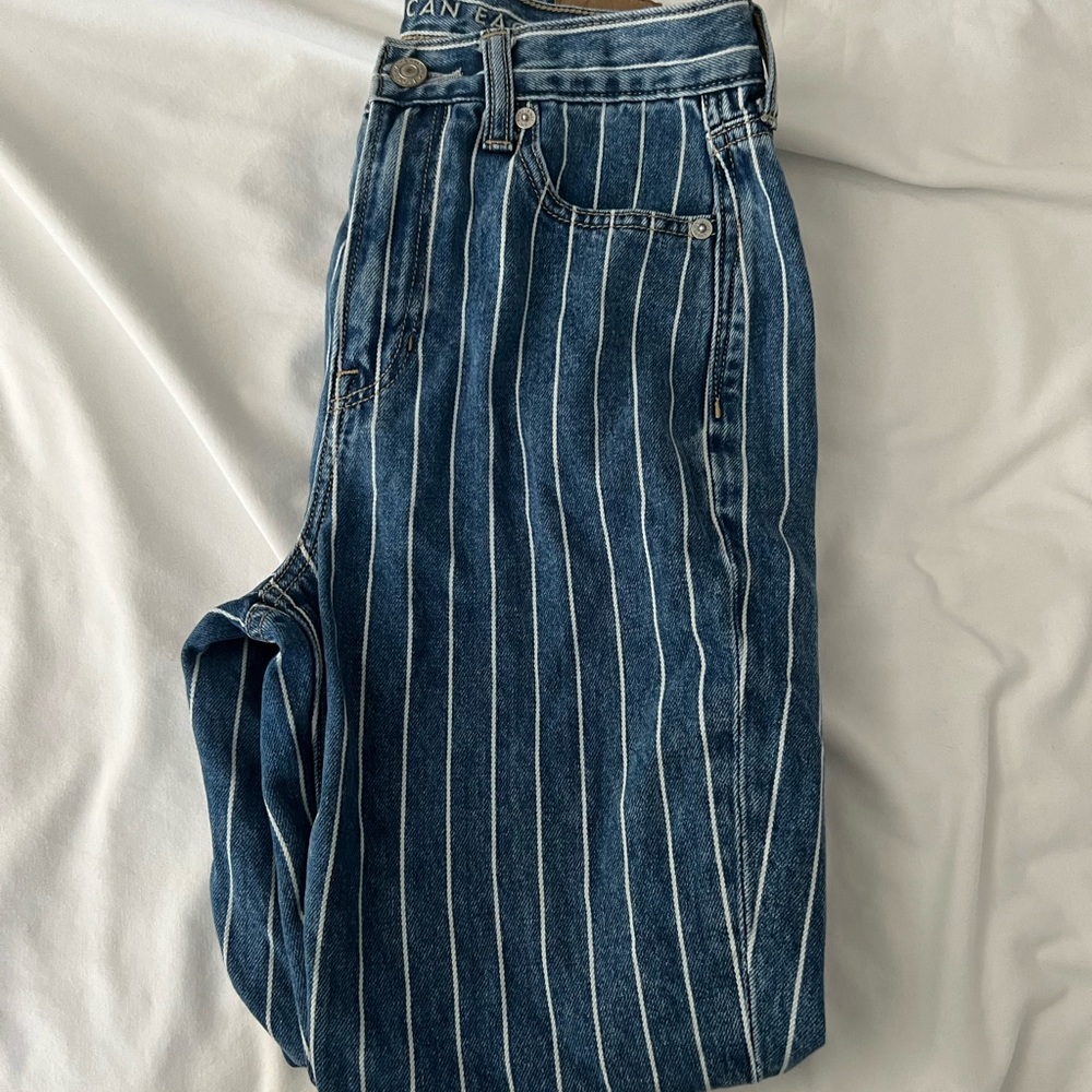 American Eagle Pinstripe Jeans